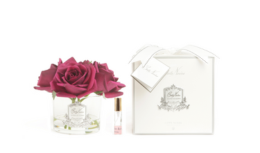 Cote Noire Perfumed Natural Touch 5 Roses - Clear - Carmine Red - GMR64